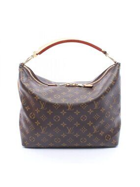 Louis Vuitton Shoulder Bag Sully PM Canvas Leather